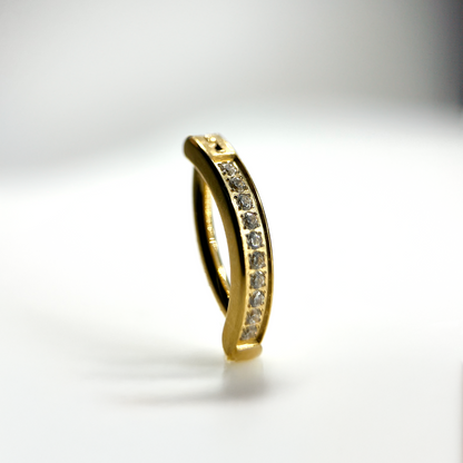 Piercing PVD Gold Uno Aurum -Titânio