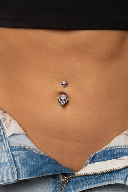 Piercing Mahara Lilás -Titânio
