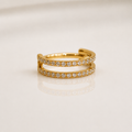 Piercing Argola PVD Gold Cath- Titânio