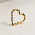 Piercing Lovely PVD Dourado - Titânio