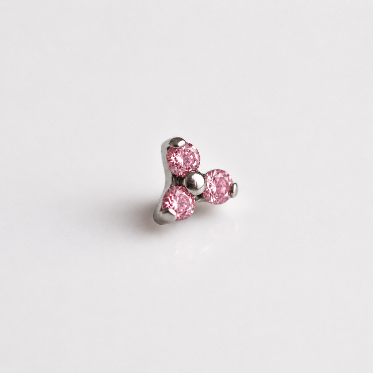 Piercing Grape Rosa - Titânio