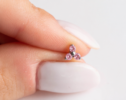 Piercing Grape Rosa - Titânio