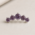 Piercing Crown Roxo - Titânio