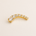 Piercing Comet Dourado PVD - Titânio