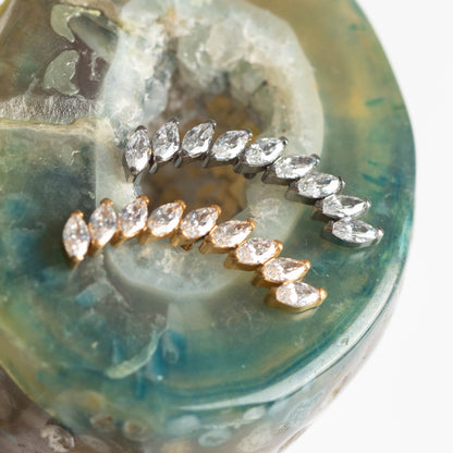 Piercing Aurelia Curve – Titânio