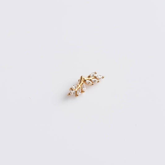 Piercing Vinea Spark Dourado PVD – Titânio