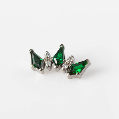 Piercing Renata Verde - Titânio