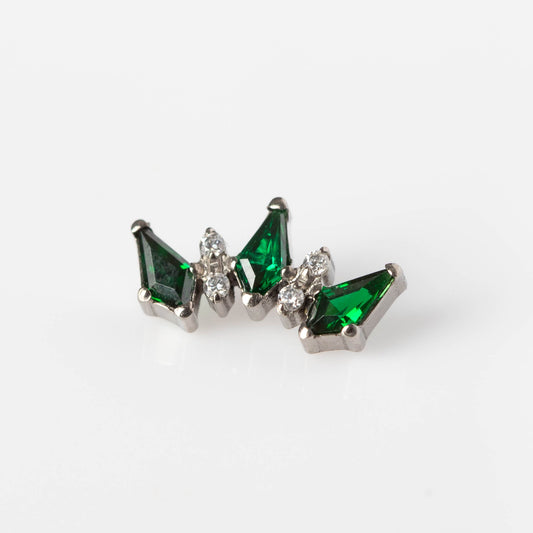 Piercing Renata Verde - Titânio