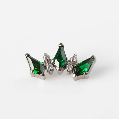 Piercing Renata Verde - Titânio
