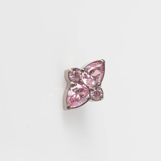 Piercing Tallya Rosa - Titânio