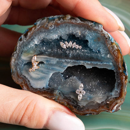 Piercing Floréa Prism – Titânio