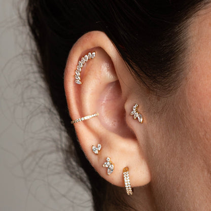 Piercing Liora Branch – Titânio