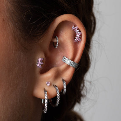 Piercing Akemi Rosa - Titânio