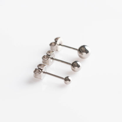Brinco Sphere (par) - Titânio
