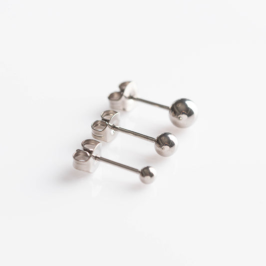 Brinco Sphere (par) - Titânio