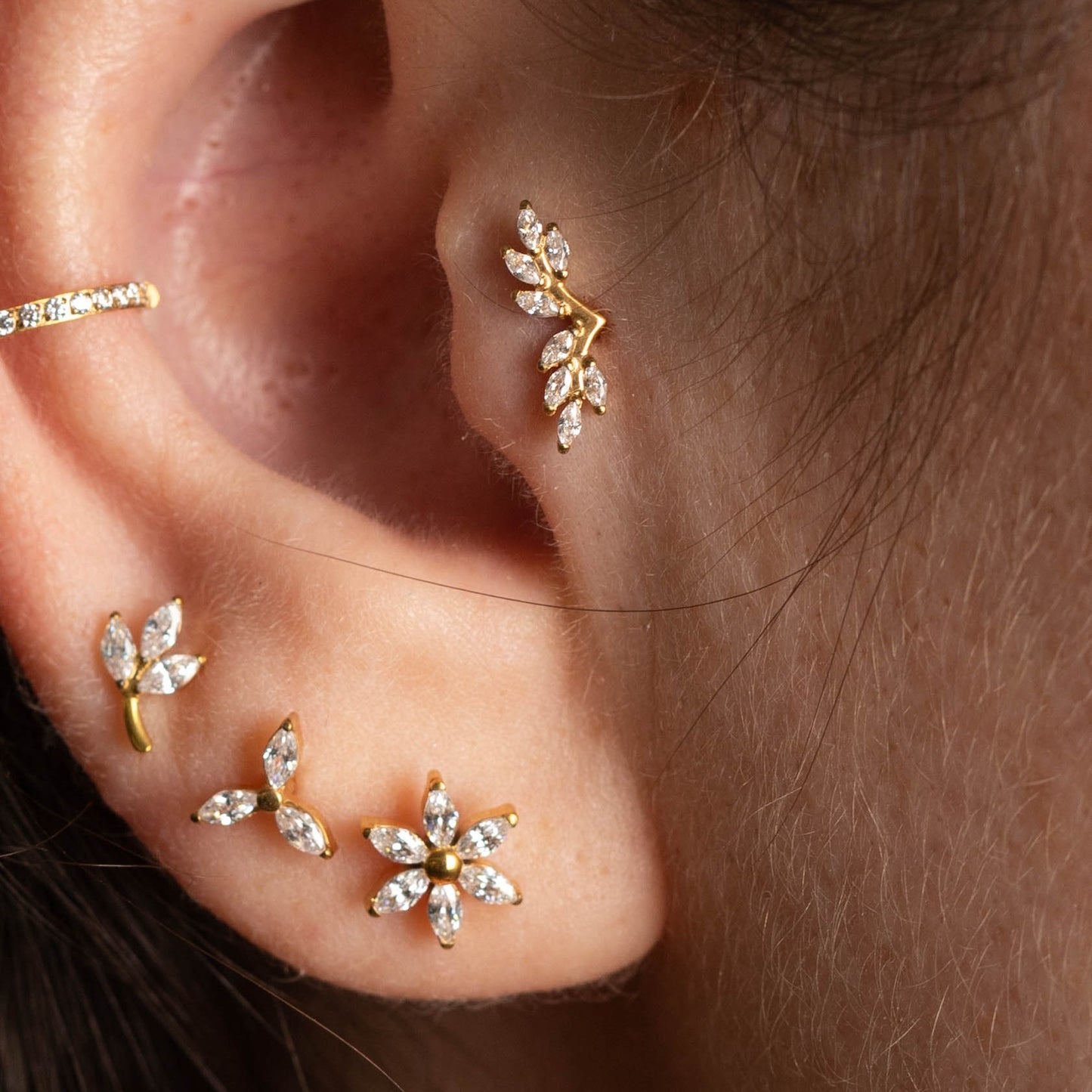 Piercing Vinea Spark Dourado PVD – Titânio