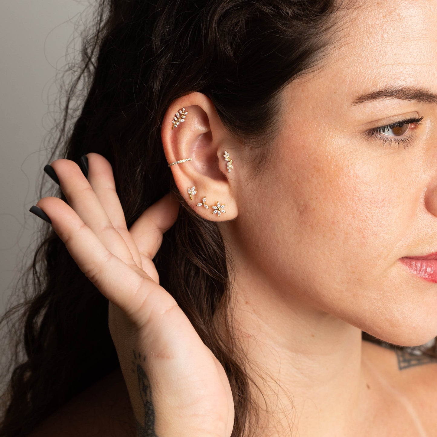 Piercing Vinea Spark Dourado PVD – Titânio