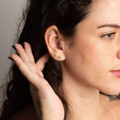 Piercing Vinea Spark Dourado PVD – Titânio