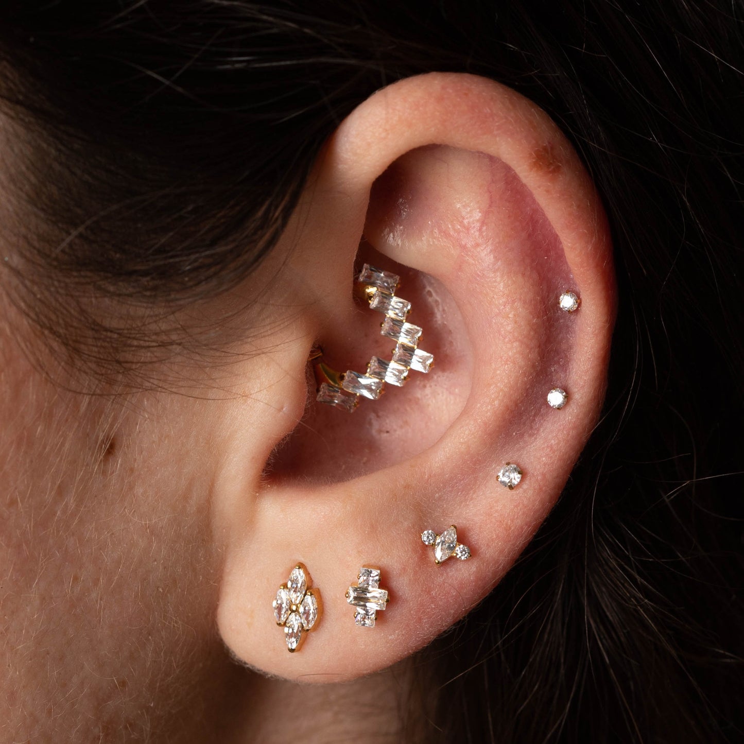 Piercing Liora Quad Marquise - Titânio