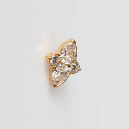 Piercing Tallya PVD Dourado - Titânio