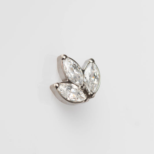 Piercing Floris Marquise - Titânio