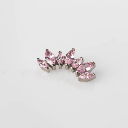 Piercing Akemi Rosa - Titânio