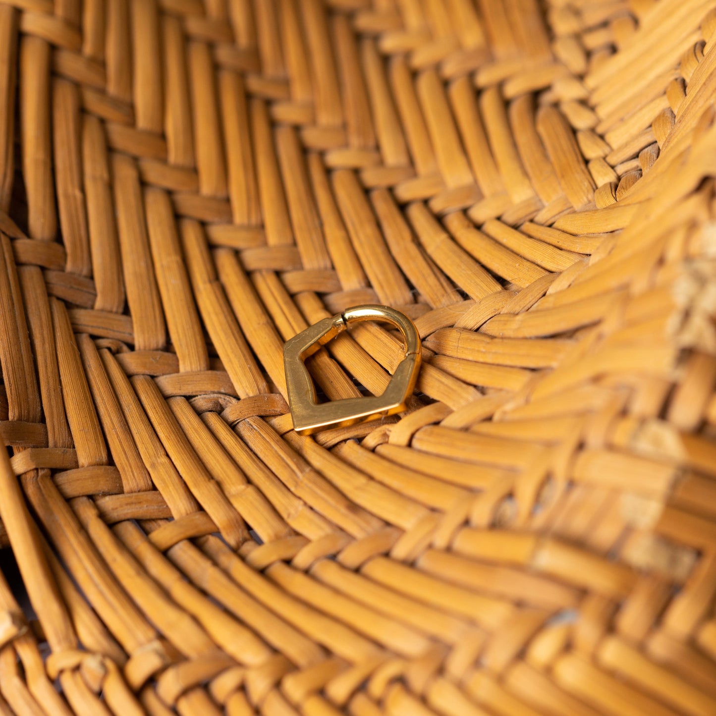 Piercing Argola Axia PVD Dourado - Titânio