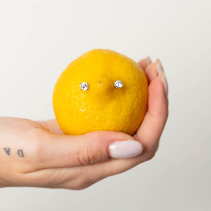 Piercing Nipple Dourado PVD - Titânio