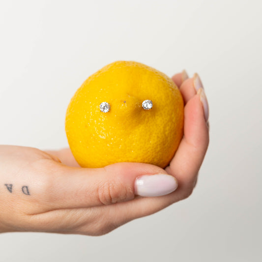 Piercing Nipple Dourado PVD - Titânio