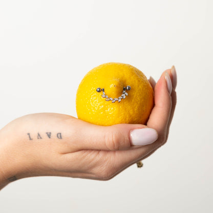 Piercing Ceasar Crown - Titânio