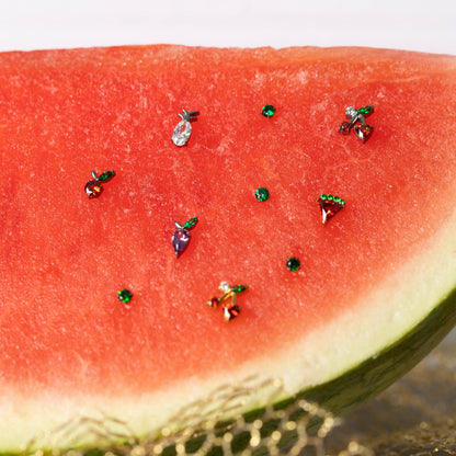 Piercing Watermelon PVD Dourado - Titânio