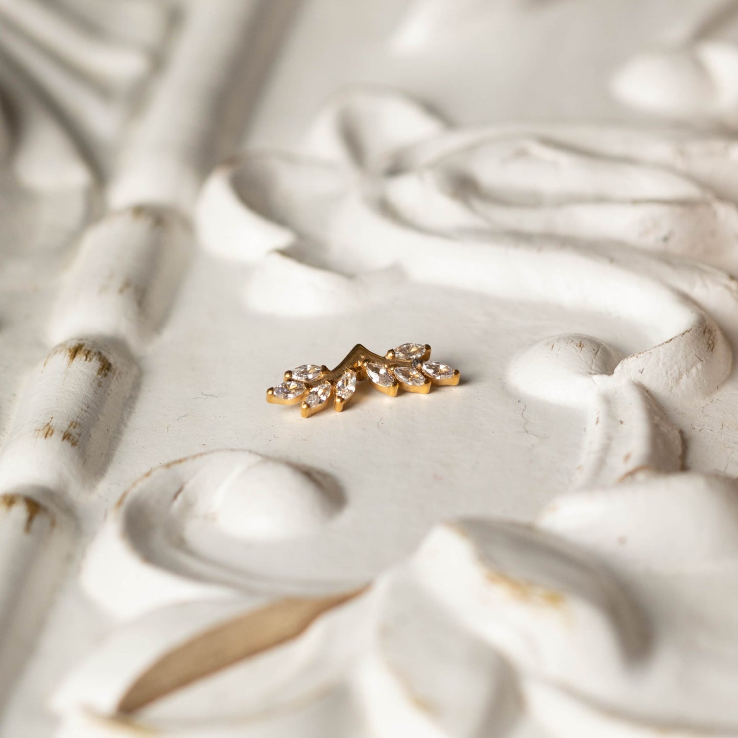 Piercing Vinea Spark Dourado PVD – Titânio