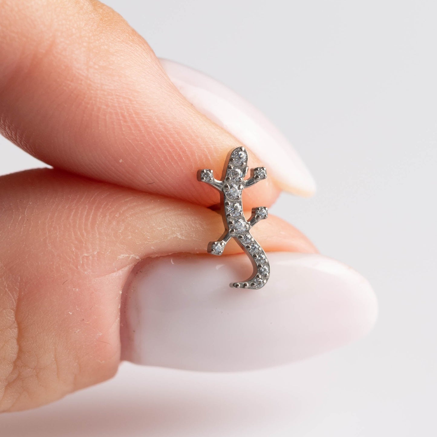 Piercing Lizard - Titânio