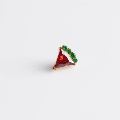 Piercing Watermelon PVD Dourado - Titânio