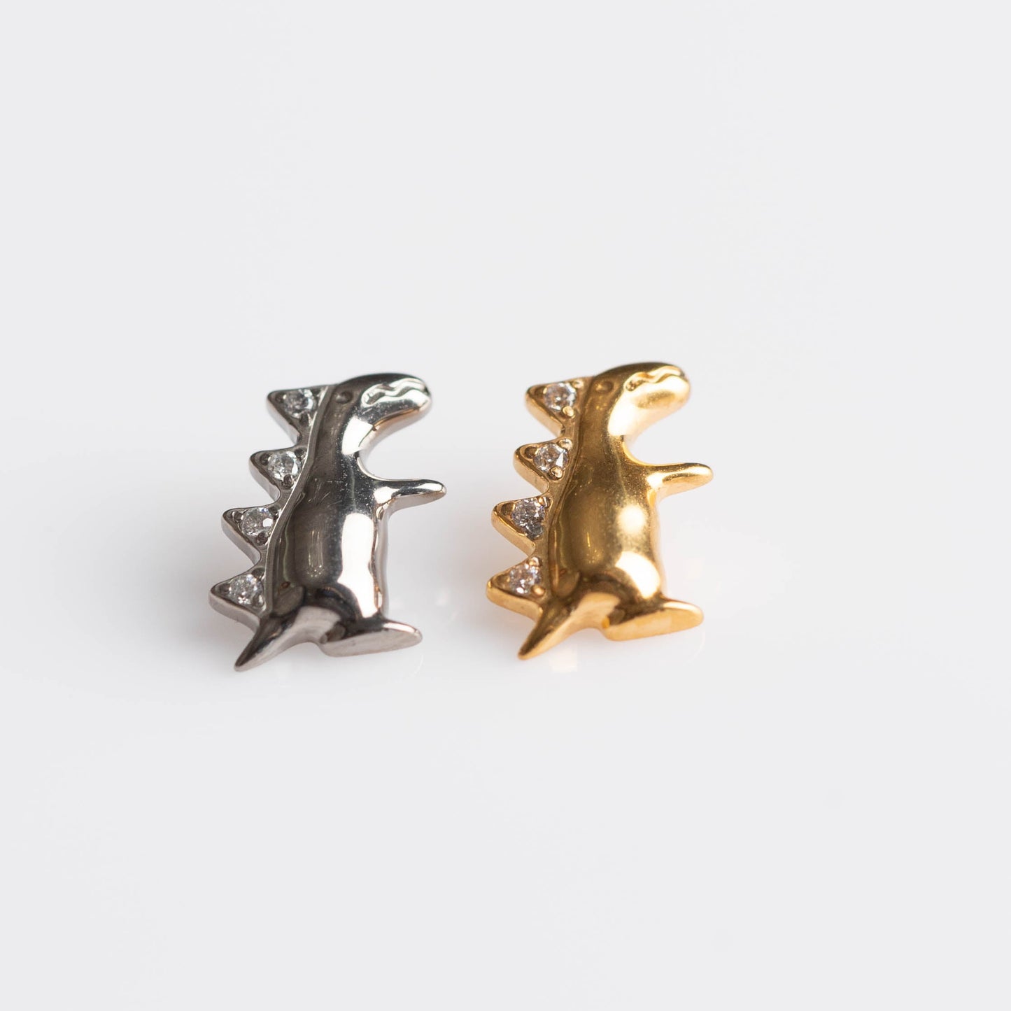 Piercing T-Rex PVD Dourado Titânio
