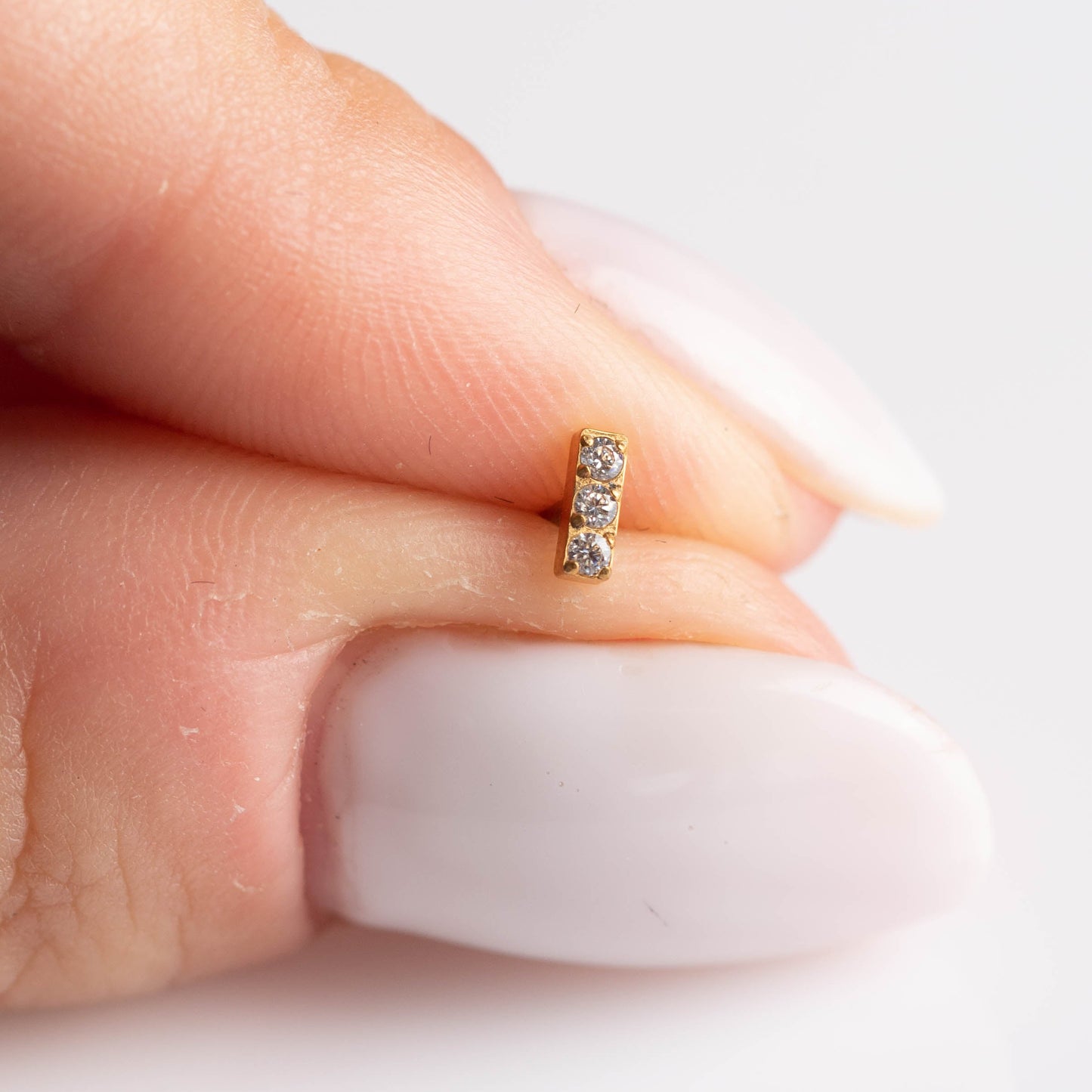 Piercing Lit PVD Dourado - Titânio