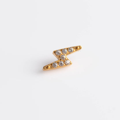 Piercing Volt PVD Dourado - Titânio