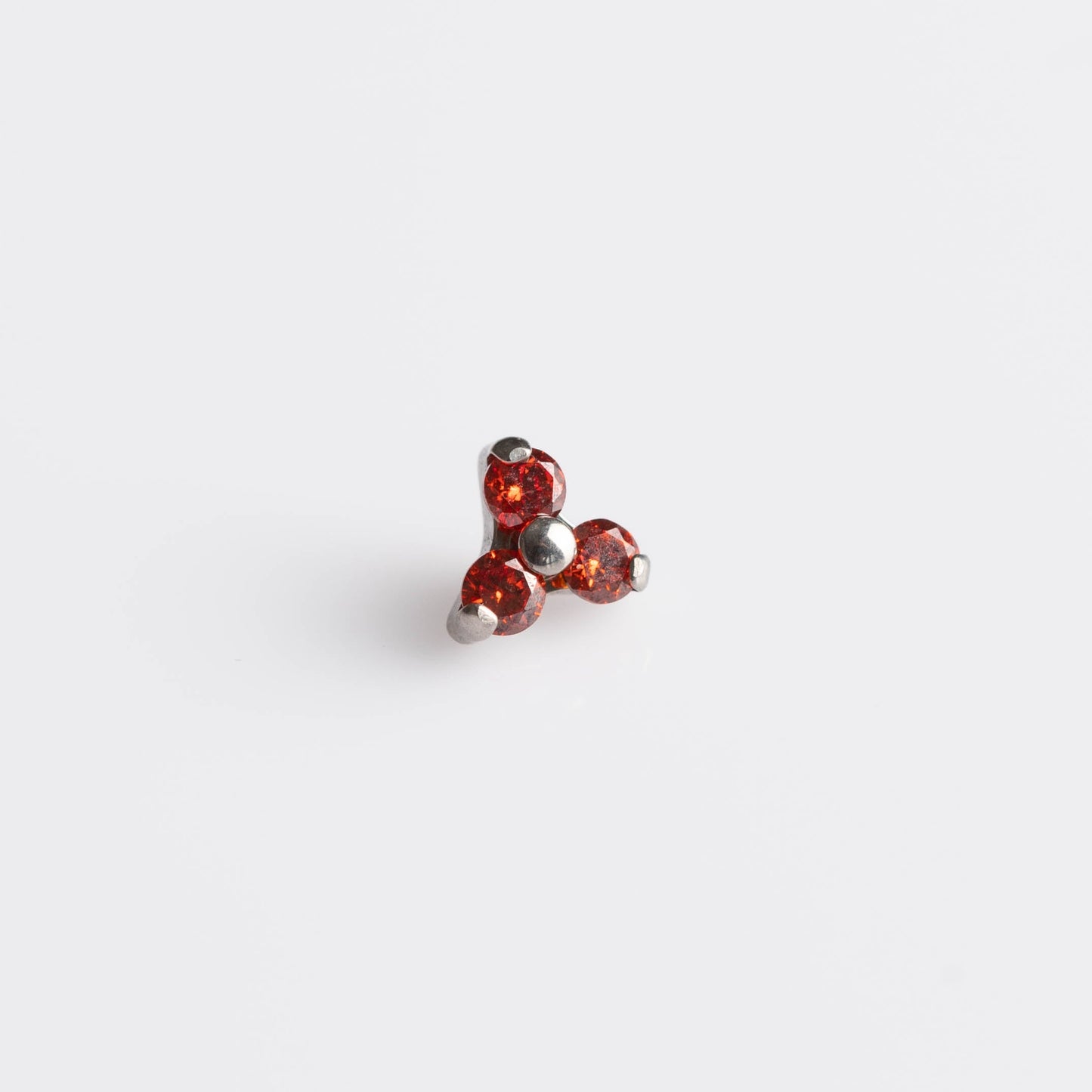 Piercing Grape Vermelho - Titânio