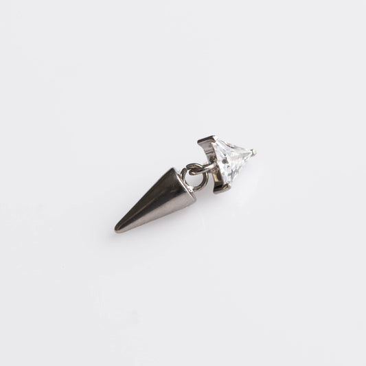 Piercing Triangle Spike - Titânio
