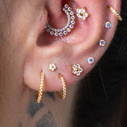 Piercing Argola Unic Furtacor- Titânio