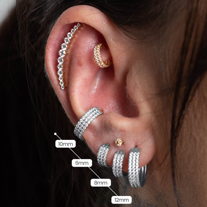 Piercing Argola Zaya - Titânio