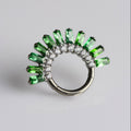 Piercing Fine Verde - Titânio