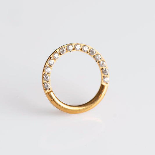 Piercing Single PVD Dourado - Titânio