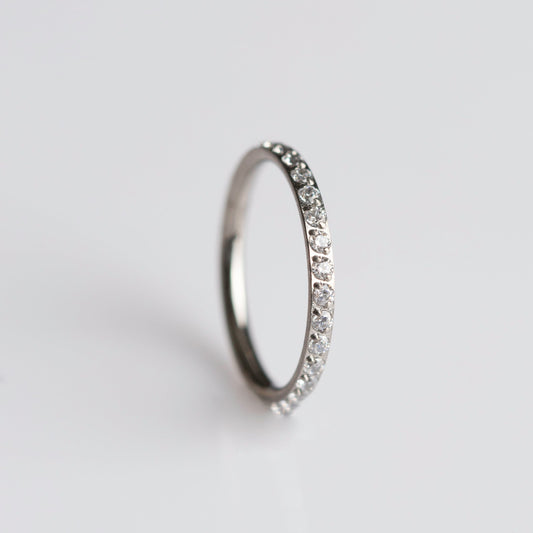 Piercing Argola Unic White - Titânio