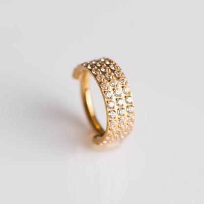 Piercing Argola Zaya PVD Dourado - Titânio