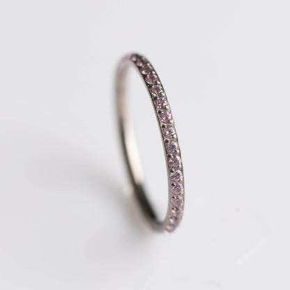 Piercing Argola Unic Baby Pink - Titânio