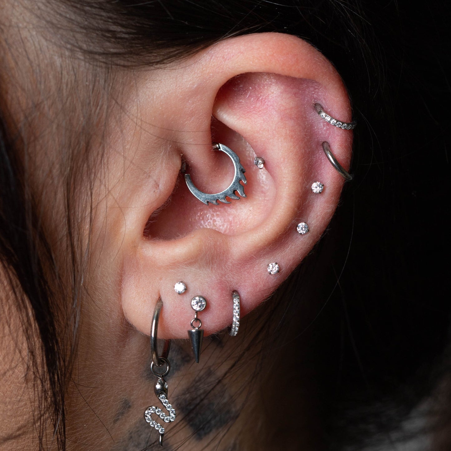 Piercing Radiant Spike -Titânio