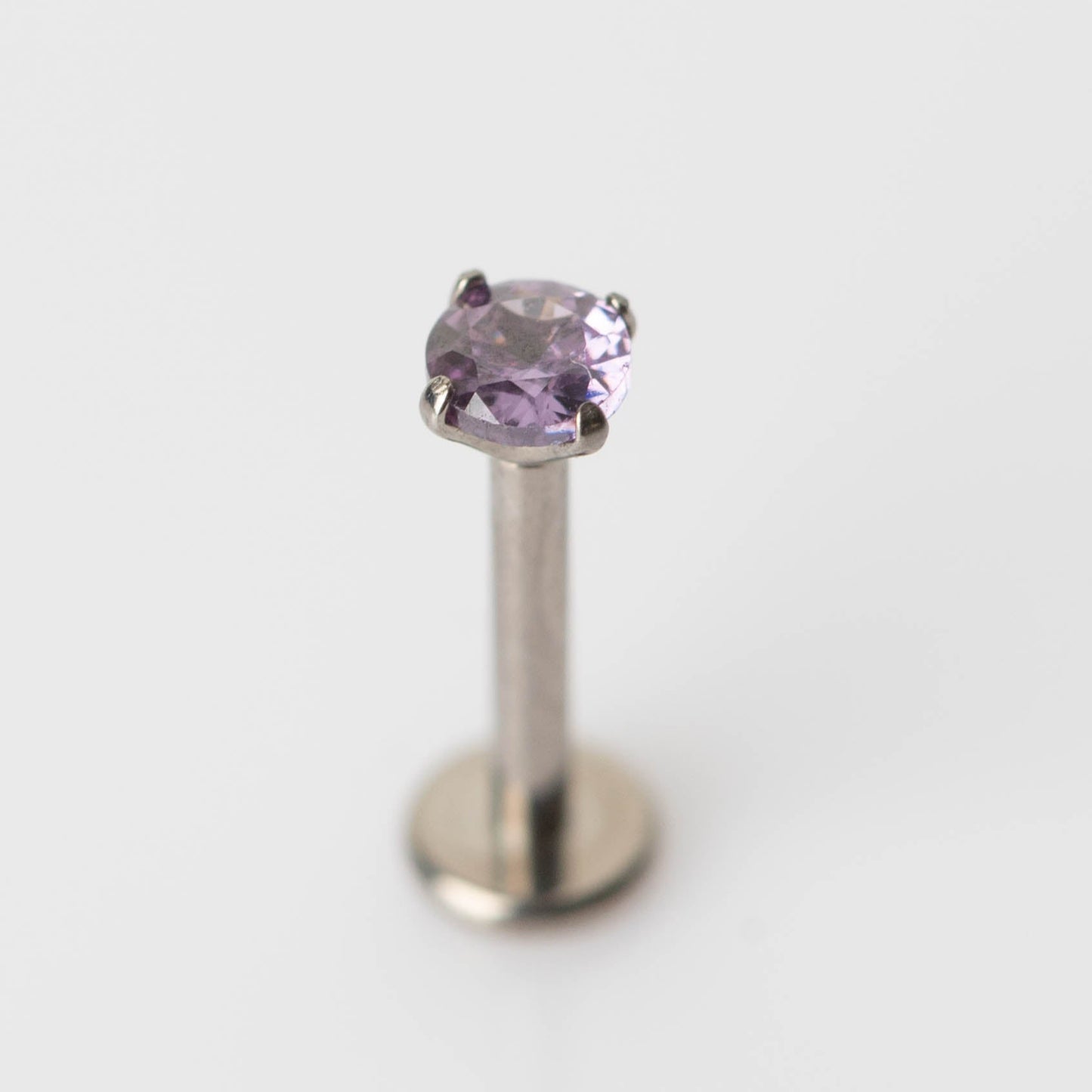 Piercing Ponto de Luz Roxo- Titânio