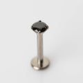 Piercing Ponto de Luz Preto - Titânio
