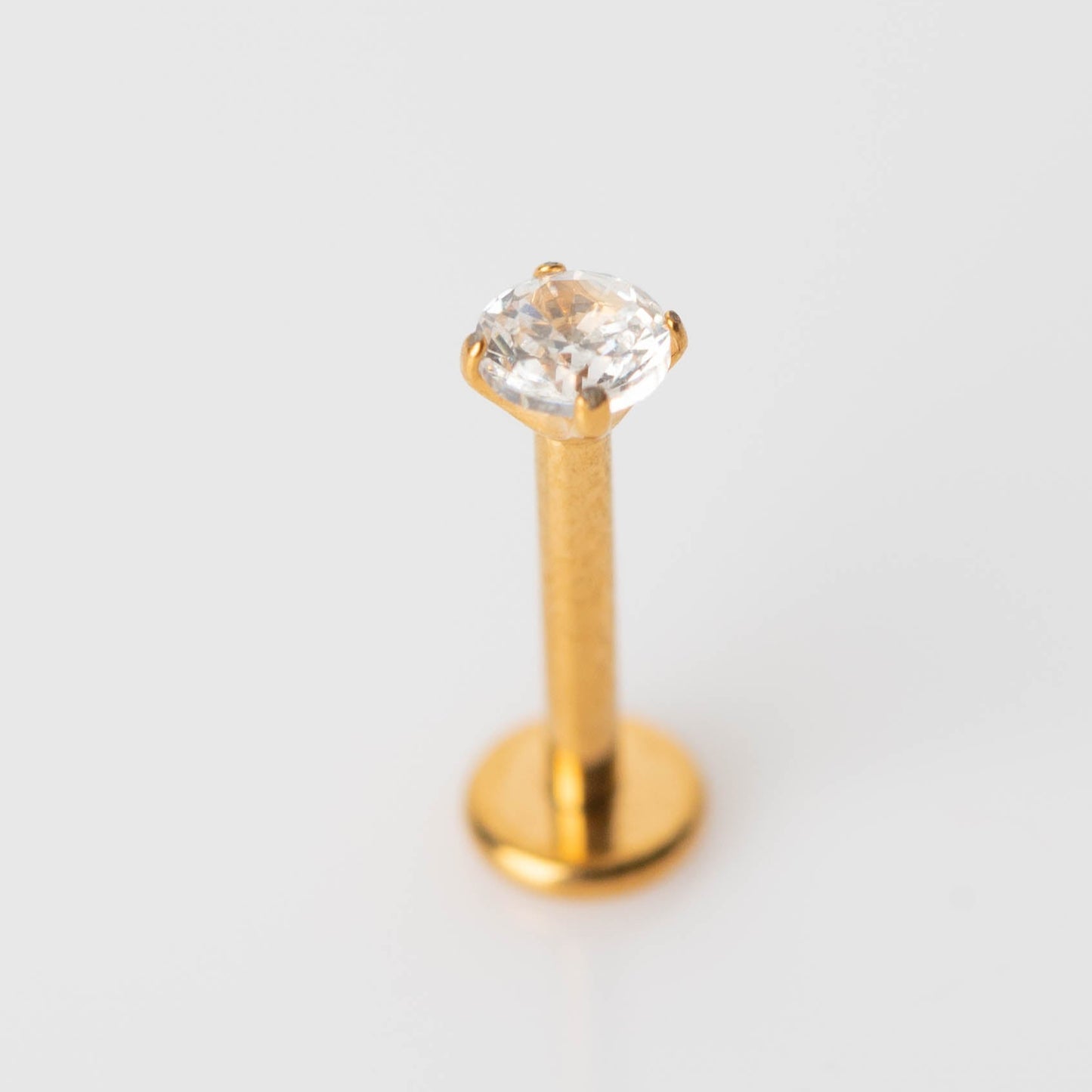 Piercing PVD Gold Ponto de Luz- Titânio